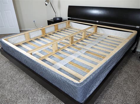 metal bed frame for king size bed under spring box|box spring required king.